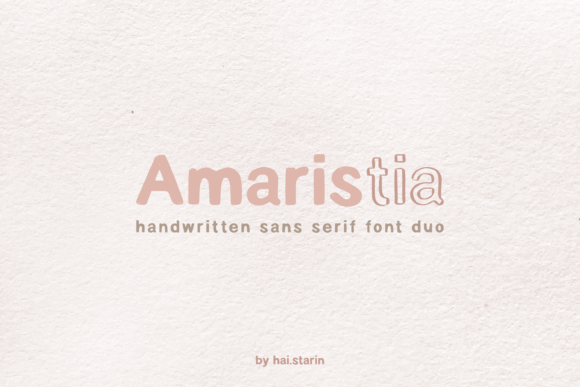 Amaristia: Elegant Sans Serif Font