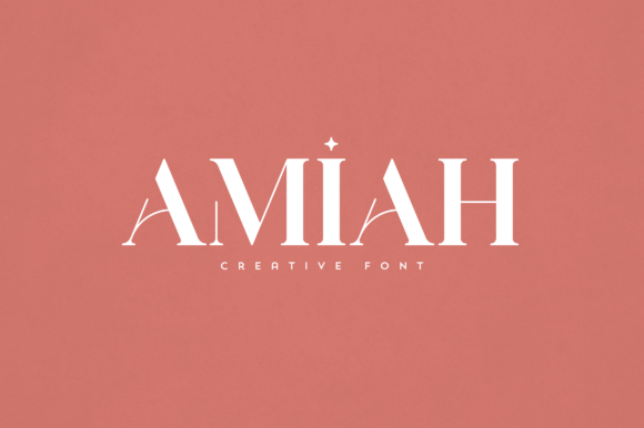 Amiah: A Stylish Serif Font for Digital Marketing