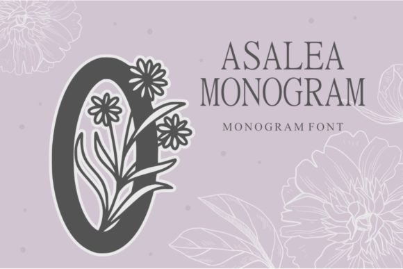 Asalea Monogram: A Delicate Web Font