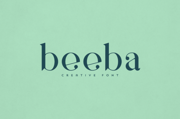 Beeba: A Stylish Serif Font for Crafters