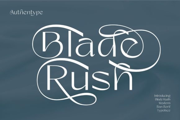 Blade Rush: A Bold Sans Serif for Digital Marketing