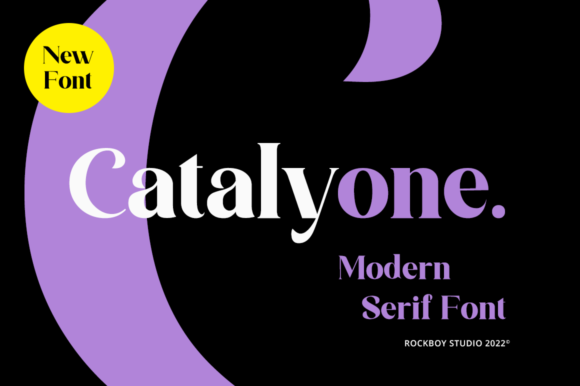 Catalyone: The Elegant Serif Font for Professional Branding