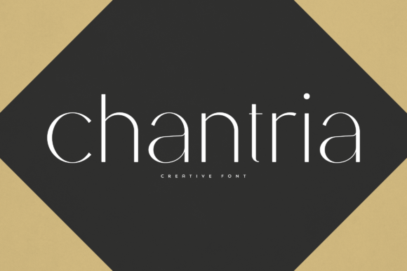 Chantria: A Serif Font for Elegant Design