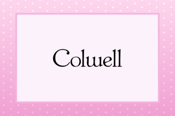 Colwell: A Slim Serif Typeface for Modern Web Design