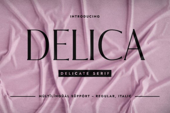 Delica: A Font for Polished Branding