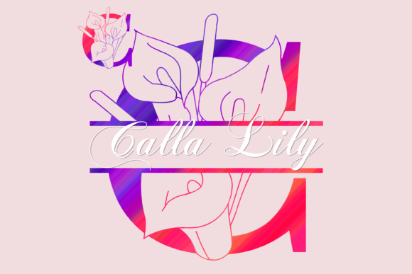 Elevate Your Brand with the Calla Lily Split Typeface