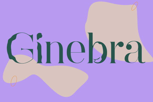 Ginebra: A Stylish Serif Font for Bold Campaigns