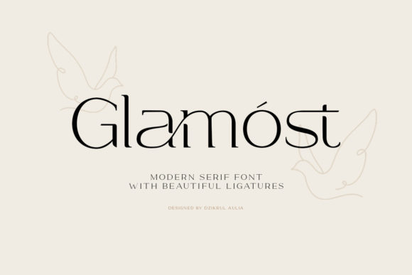 Glamost Serif Font: A Refined Choice for Editorial Design