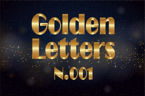 Golden Letters N.001 – A Premium Font for Business