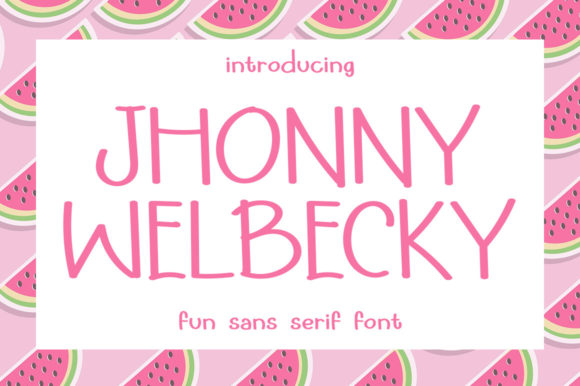 Jhonny Welbecky: The Perfect Sans Serif Font for Makers