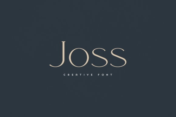 Joss Serif Font: Elevating Editorial Design with Elegance