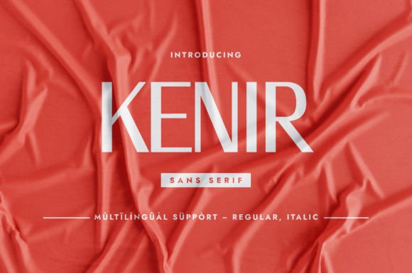 Kenir Typeface: A Minimalist Font for Polished Branding