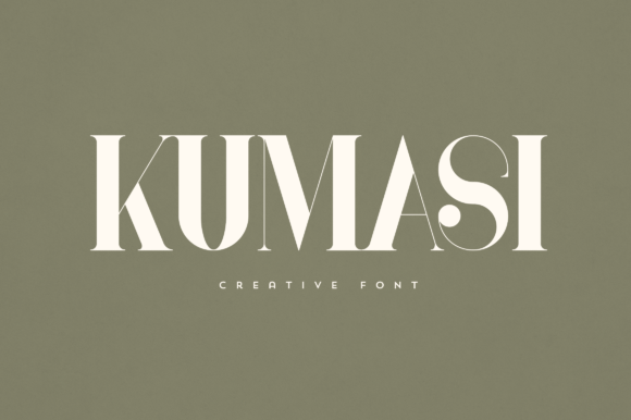 Kumasi: A Serif Font for Business Brilliance