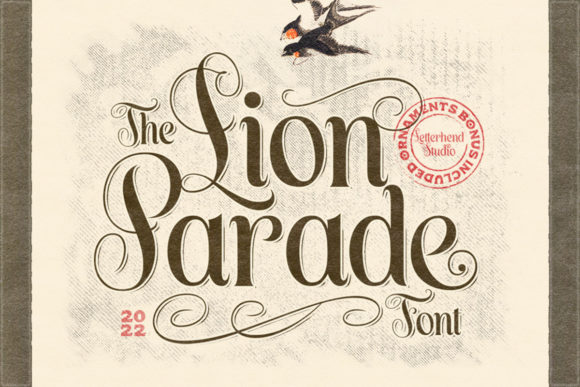 Lion Parade: A Stylish Serif Font for Handmade Brands
