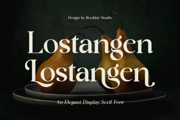 Lostangen: A Distinct Serif Font for Modern Branding