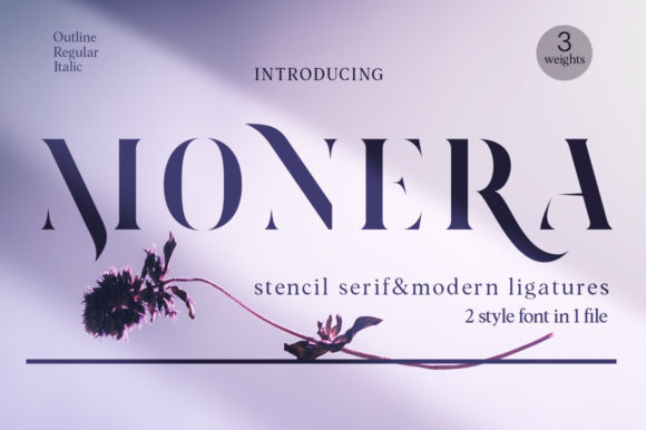 Monera: The Serif Font That Elevates Your Campaign Visuals