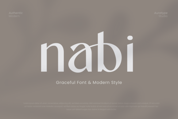 Nabi: A Font for Business Elegance