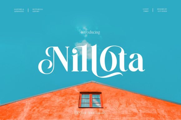 Nilota: A Stylish Serif for Web Design