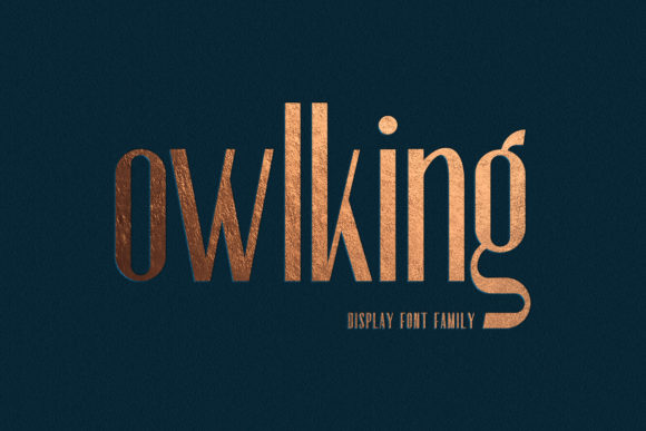 Owlking: A Refined Display Font for Modern Editorial Design