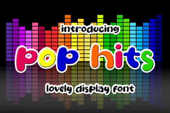 Pop Hits: The Sweet Display Font for Crafters
