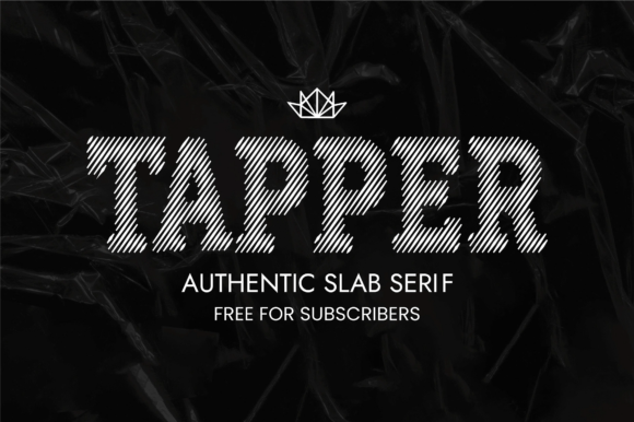 Tapper: A Luxurious Slab Serif Font