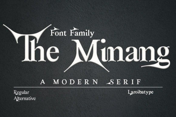 The Minang Serif Font: A Bold Choice for Web Headers