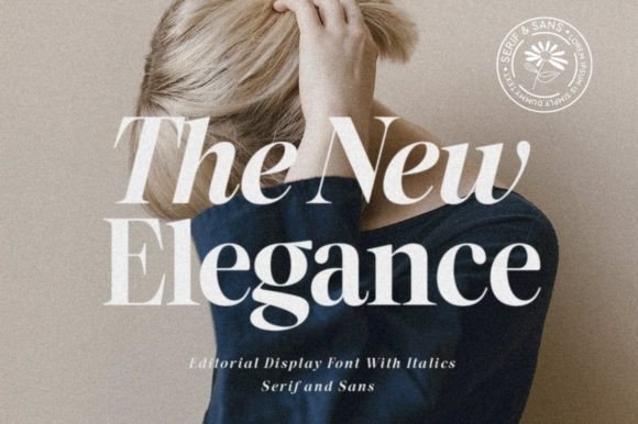 The New Elegance: A Modern Serif Font for Editorial Design