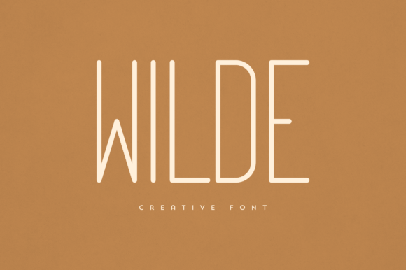 Wilde Font: Elegant Sans Serif for Craft Projects
